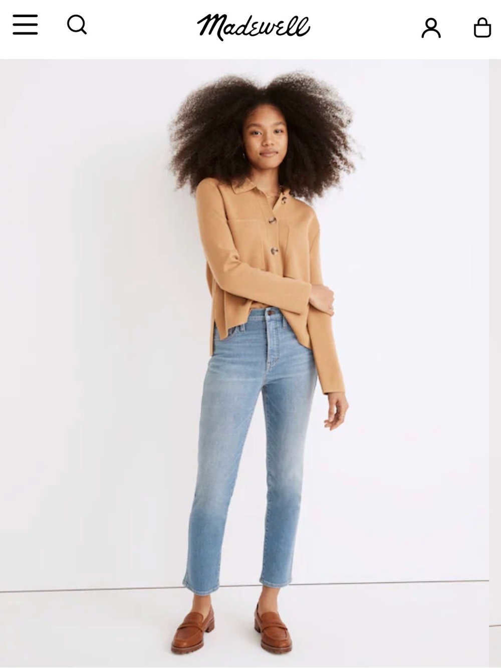 Madewell Stovepipe Jeans in Euclid Wash 28